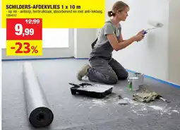 Hubo SCHILDERS-AFDEKVLIES 1 x 10 m aanbieding
