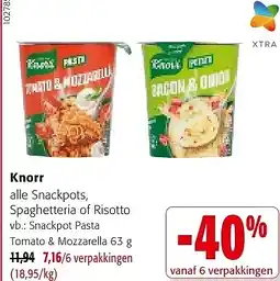 Colruyt Knorr alle Snackpots aanbieding