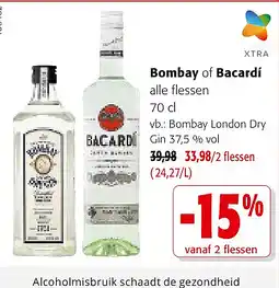 Colruyt Bombay London Dry Gin 37,5 % vol aanbieding