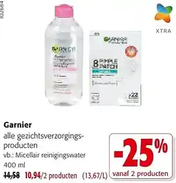 Colruyt Garnier Micellair reinigingswater 400 ml aanbieding