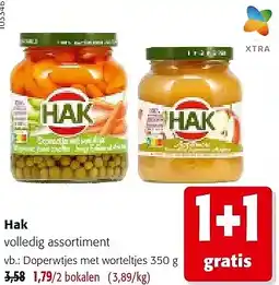 Colruyt Hak volledig assortiment aanbieding