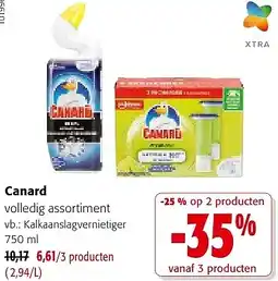 Colruyt Canard volledig assortiment aanbieding