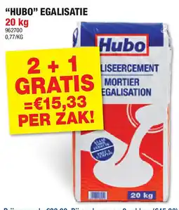 Hubo “HUBO” EGALISATIE 20 kg aanbieding