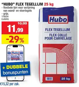Hubo “HUBO” FLEX TEGELLIJM 25 kg aanbieding