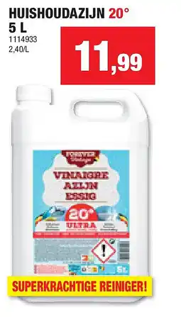Hubo HUISHOUDAZIJN 20° 5 L aanbieding