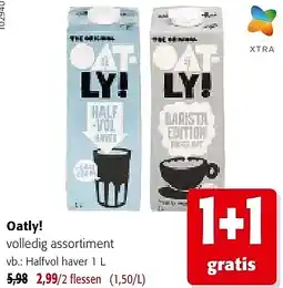 Colruyt Oatly! Halfvol haver 1 L aanbieding