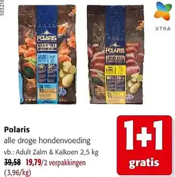 Colruyt Polaris Adult Zalm & Kalkoen 2,5 kg aanbieding