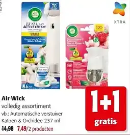 Colruyt Air Wick Automatische verstuiver Katoen & Orchidee 237 ml aanbieding