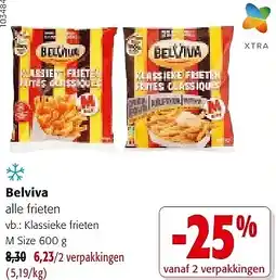 Colruyt Belviva alle frieten aanbieding
