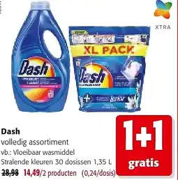 Colruyt Dash volledig assortiment aanbieding