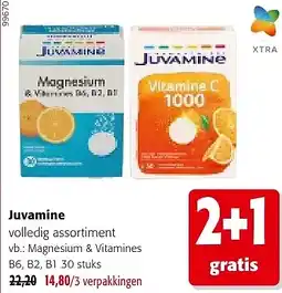 Colruyt Juvamine volledig assortiment aanbieding