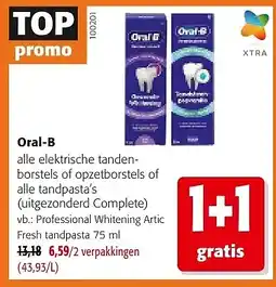 Colruyt Oral-B Professional Whitening Artic Fresh tandpasta 75 ml aanbieding
