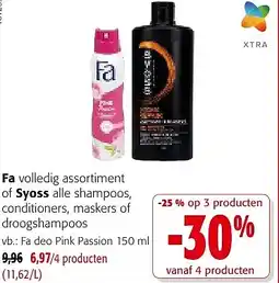Colruyt Fa deo Pink Passion 150 ml aanbieding