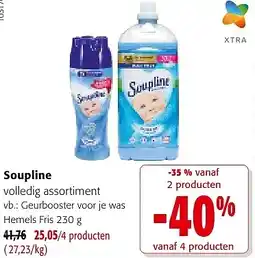 Colruyt Soupline Geurbooster voor je was Hemels Fris 230 g aanbieding