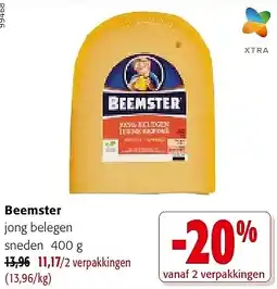 Colruyt Beemster jong belegen sneden 400 g aanbieding