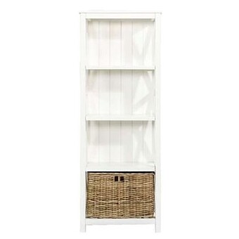 Leen Bakker Boekenkast Valerie - off-white - 160x60x35 cm - Leen Bakker aanbieding