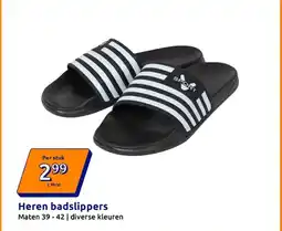 Action Heren badslippers aanbieding
