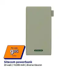 Action Sitecom powerbank aanbieding