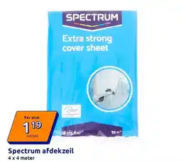 Action Spectrum afdekzeil aanbieding