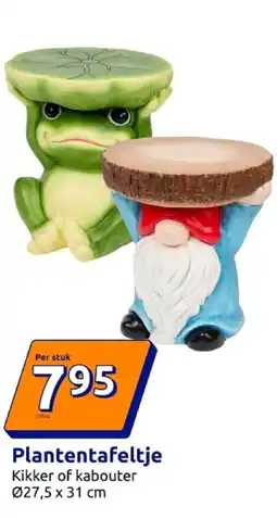 Action Plantentafeltje aanbieding
