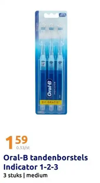 Oral-B tandenborstels Indicator 1-2-3