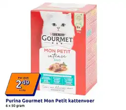 Action Purina Gourmet Mon Petit kattenvoer aanbieding