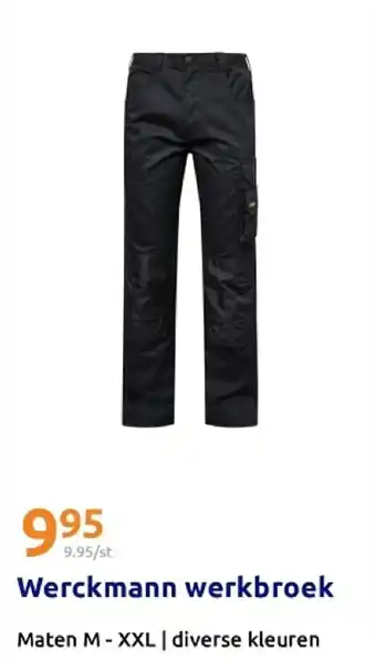 Action Werckmann werkbroek aanbieding