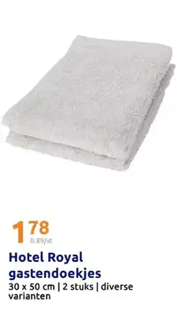 Action Hotel Royal gastendoekjes aanbieding