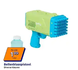 Action Bellenblaaspistool aanbieding