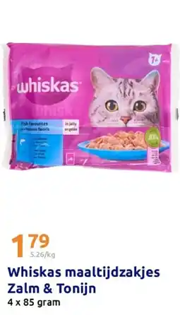 Action Whiskas maaltijdzakjes Zalm & Tonijn aanbieding