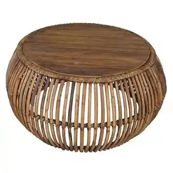 Leen Bakker Salontafel Sean - bruin - 80x40 cm - Leen Bakker aanbieding