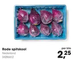 Hanos Rode spitskool aanbieding