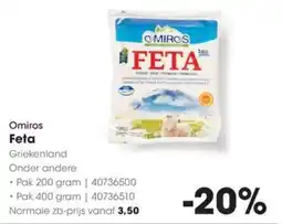 Hanos Omiros Feta aanbieding