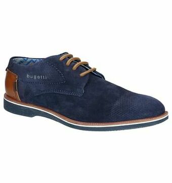 Torfs Bugatti Blauwe Geklede Veterschoenen aanbieding
