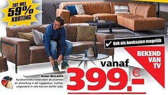 Seats and Sofas Model bellagio aanbieding