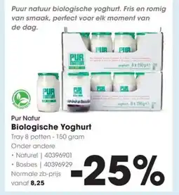 Hanos Pur Natur Biologische Yoghurt aanbieding