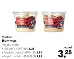 Hanos Medline Hummus aanbieding