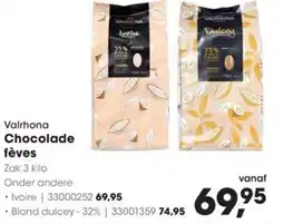 Hanos Valrhona Chocolade fèves aanbieding