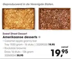 Hanos Sweet Street Dessert Amerikaanse desserts aanbieding