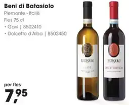Hanos Beni di Batasiolo aanbieding