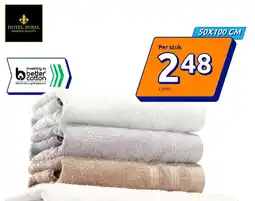 Action Hotel Royal handdoek 50X100 CM aanbieding