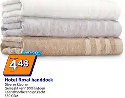 Action Hotel Royal handdoek 70X140 CM aanbieding