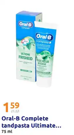 Action Oral-B Complete tandpasta Ultimate Fresh aanbieding