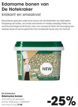 Hanos De Notekraker Edamame bonen aanbieding