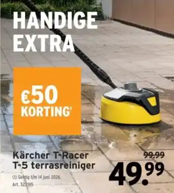 GAMMA Kärcher T-Racer T-5 terrasreiniger aanbieding