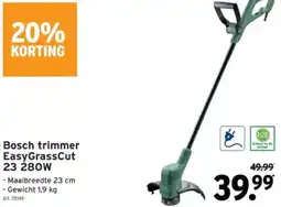 GAMMA Bosch trimmer EasyGrassCut 23 280W aanbieding