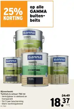 GAMMA Tuinhuis & schuur aanbieding