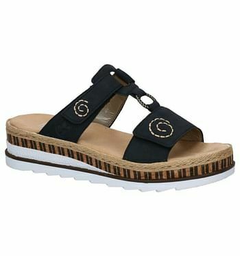 Rieker Blauwe Slippers promotie bij Torfs