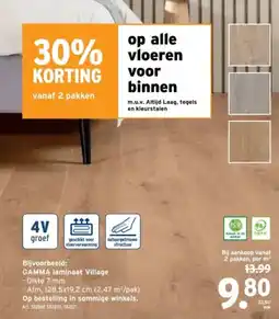 GAMMA Vloeren voor binnen aanbieding