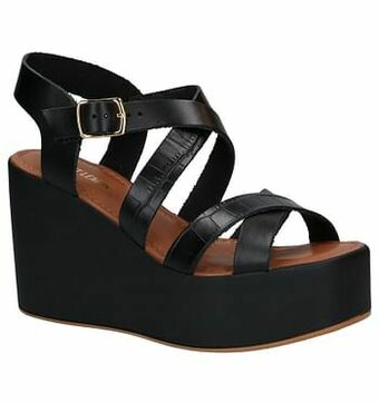 Torfs Sweet Lemon Zwarte Sandalen aanbieding